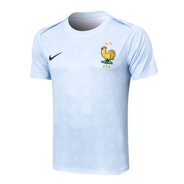 Ensemble Maillot Short Equipe de France 2024 2025 Blanc