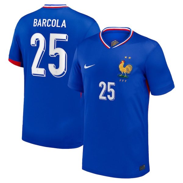 Maillot Equipe de France Domicile 2024 2025 Barcola