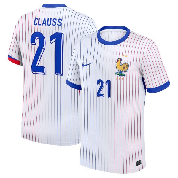 Maillot Equipe de France Exterieur 2024 2025 Clauss