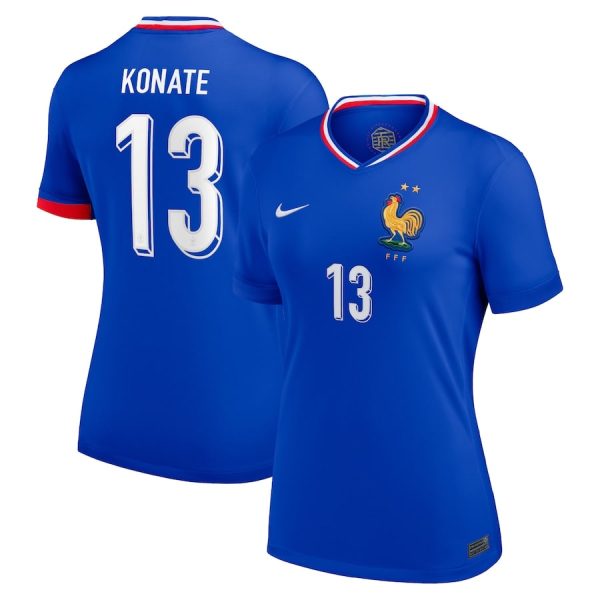 Maillot Equipe de France Femme Domicile 2024 2025 Konate