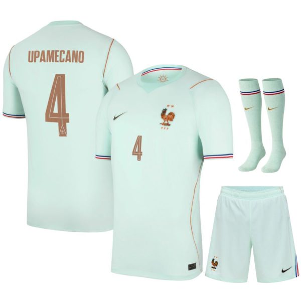 Maillot Equipe de France Kit Enfant Exterieur Coupe du Monde 2026 Upamecano