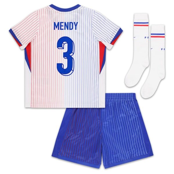 Maillot Kit Enfant Equipe De France 2024 2025 Exterieur Mendy