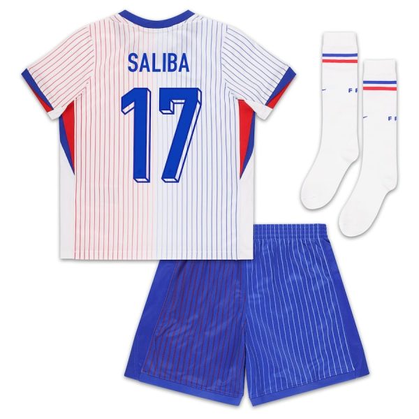 Maillot Kit Enfant Equipe de France Exterieur 2024 2025 Saliba