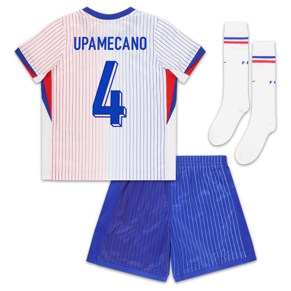 Maillot Kit Enfant Equipe de France Exterieur 2024 2025 Upamecano