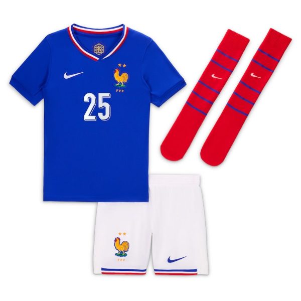 Maillot Kit Enfant Equipe de France 2024 2025 Barcola