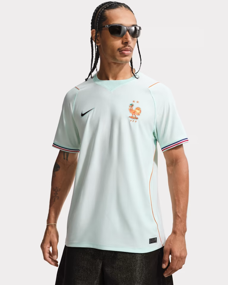 maillot equipe de france exterieur vert coupe du monde 2026